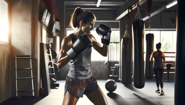 shadow boxing et boxe féminine