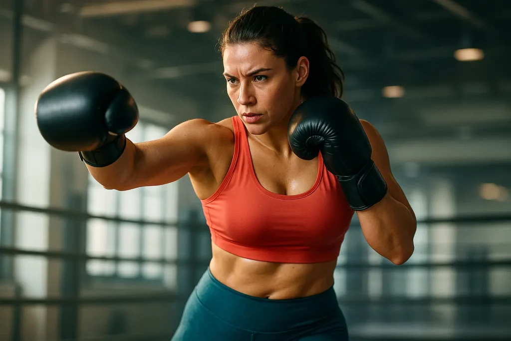 boxe femme force